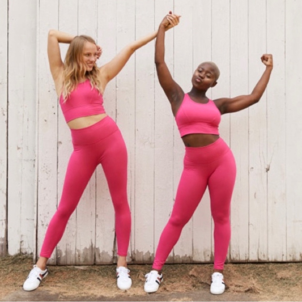 Pink leggings PINK brand.  Never worn
